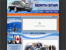 Tablet Screenshot of northstarlimo.ca